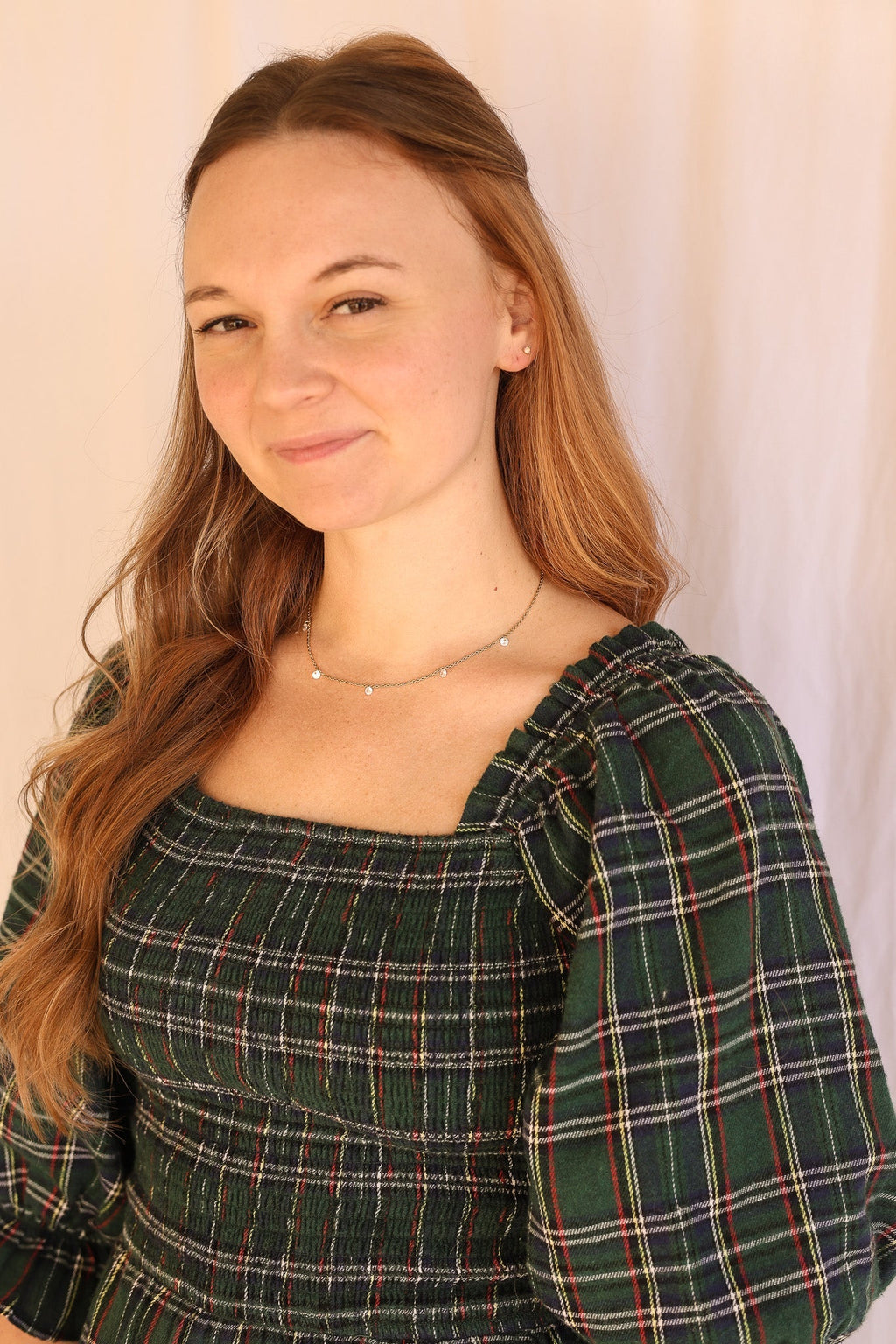 Madison Necklace - Quarter Circle AK Boutique