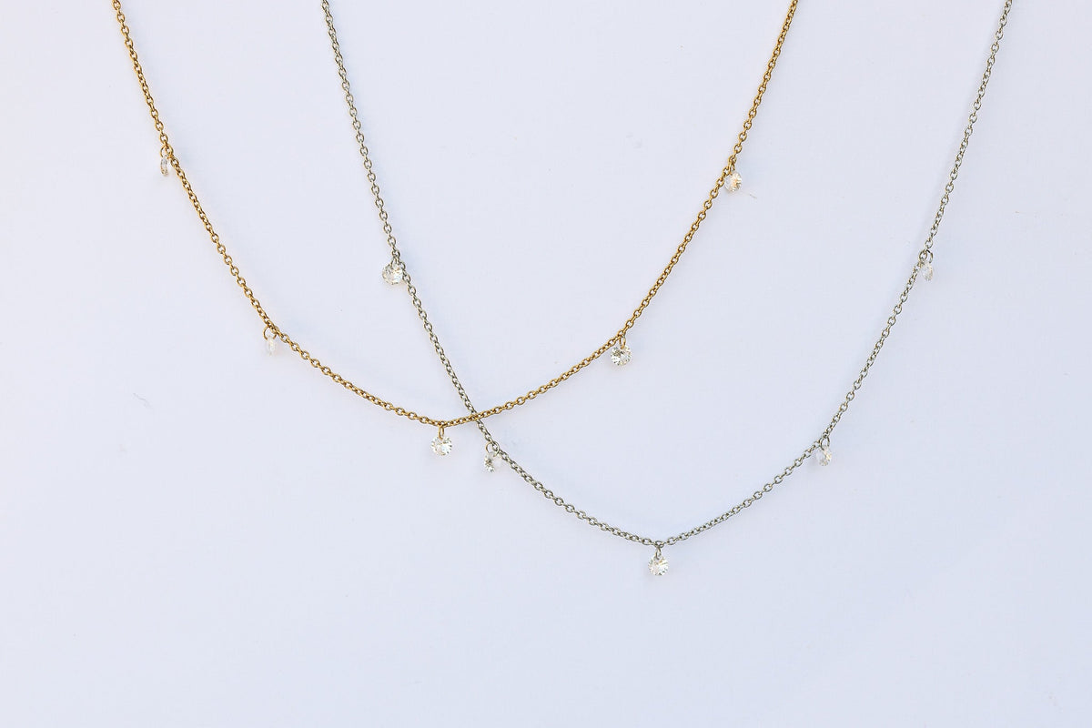 Madison Necklace - Quarter Circle AK Boutique