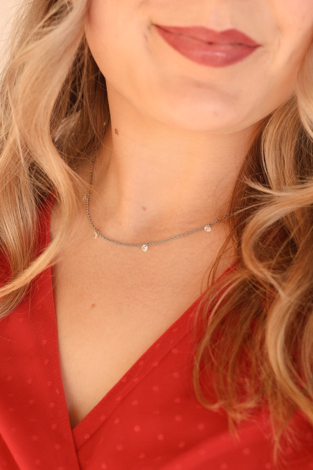 Madison Necklace - Quarter Circle AK Boutique