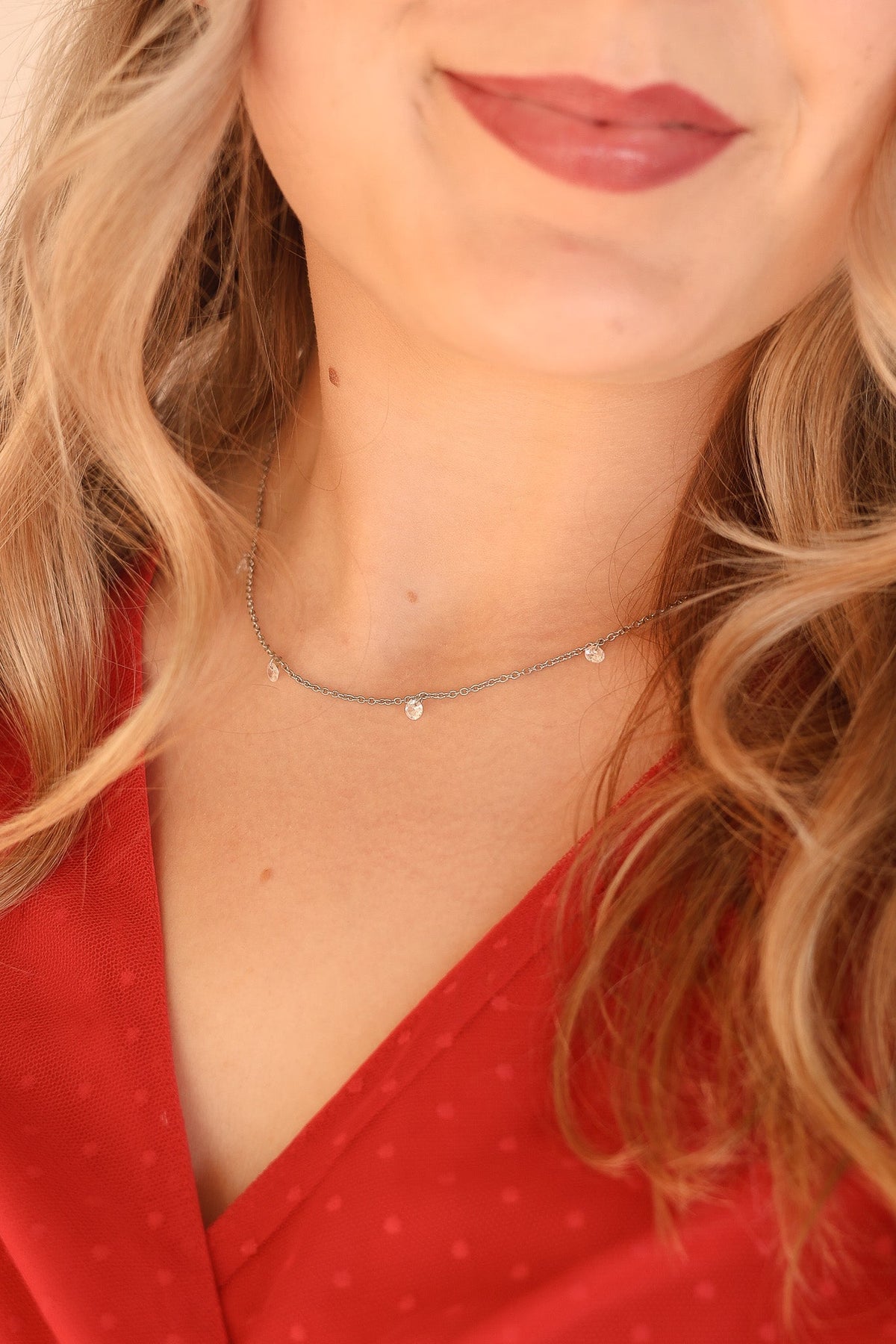 Madison Necklace - Quarter Circle AK Boutique