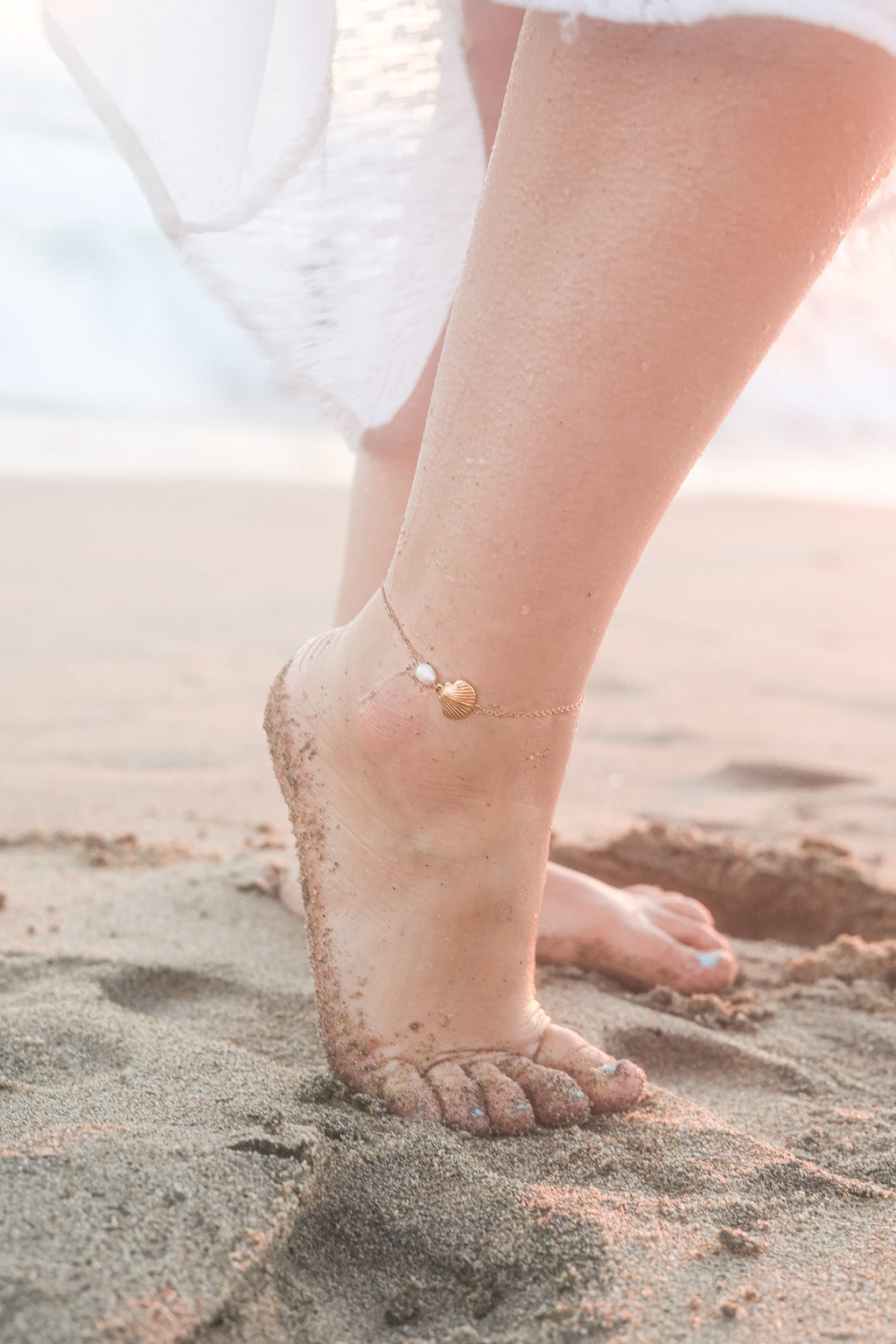 Marina Anklet - Quarter Circle AK Boutique