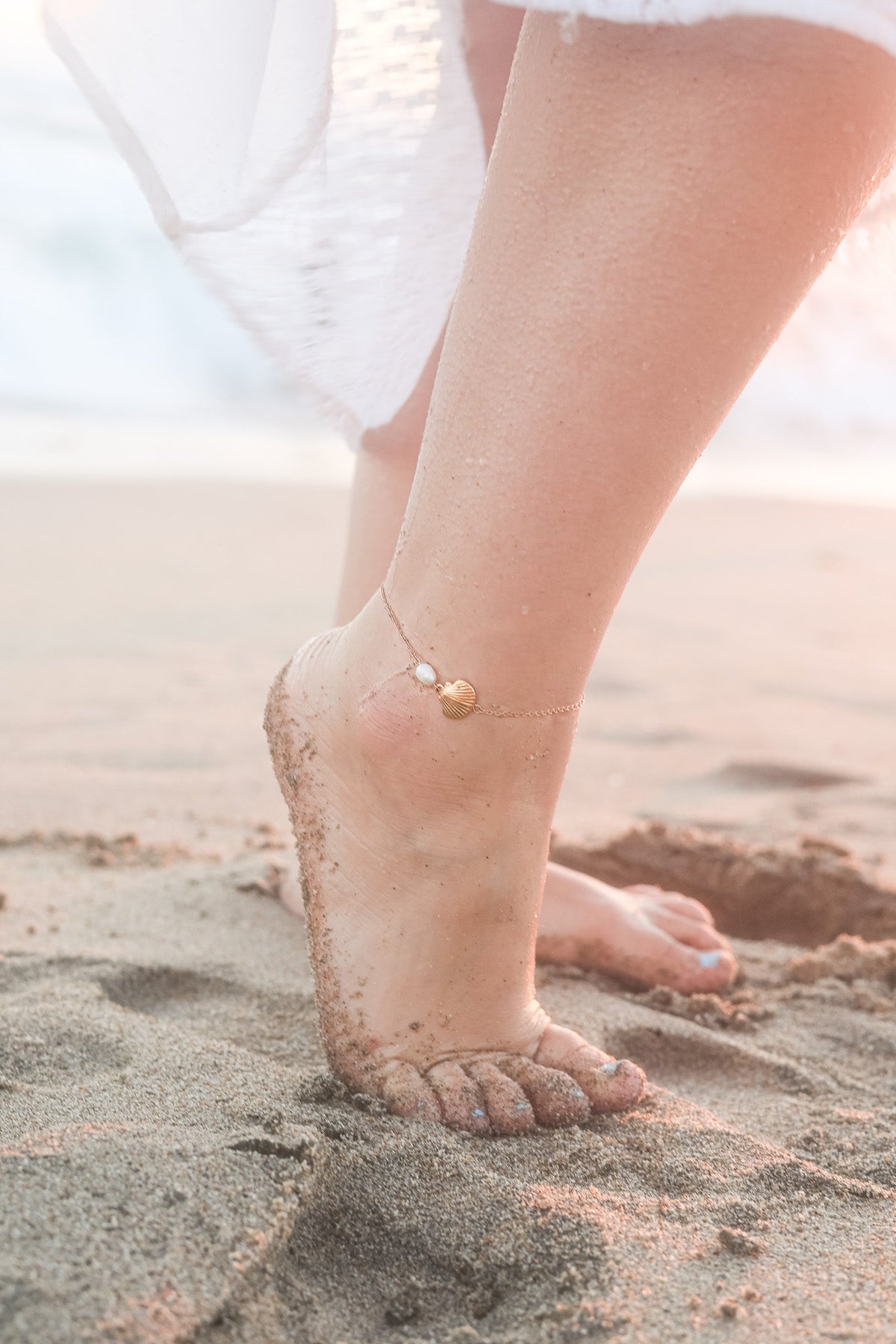 Marina Anklet - Quarter Circle AK Boutique