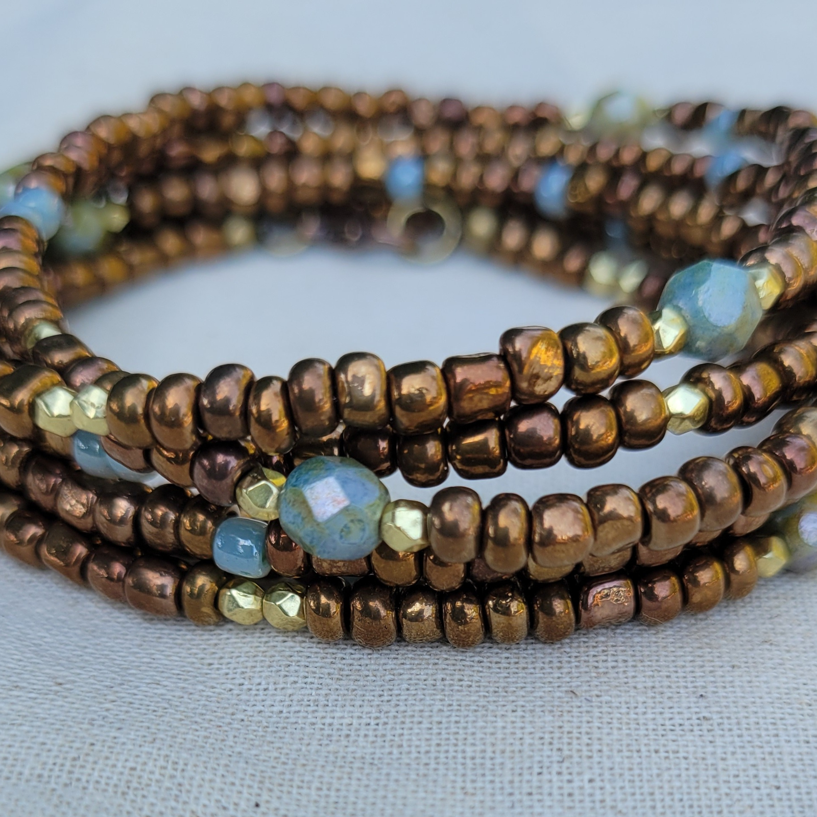 Boho Earthy Wrap Bracelet | Trendy Bohemian Jewelry