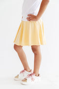 Butter Yellow Twirl Skort