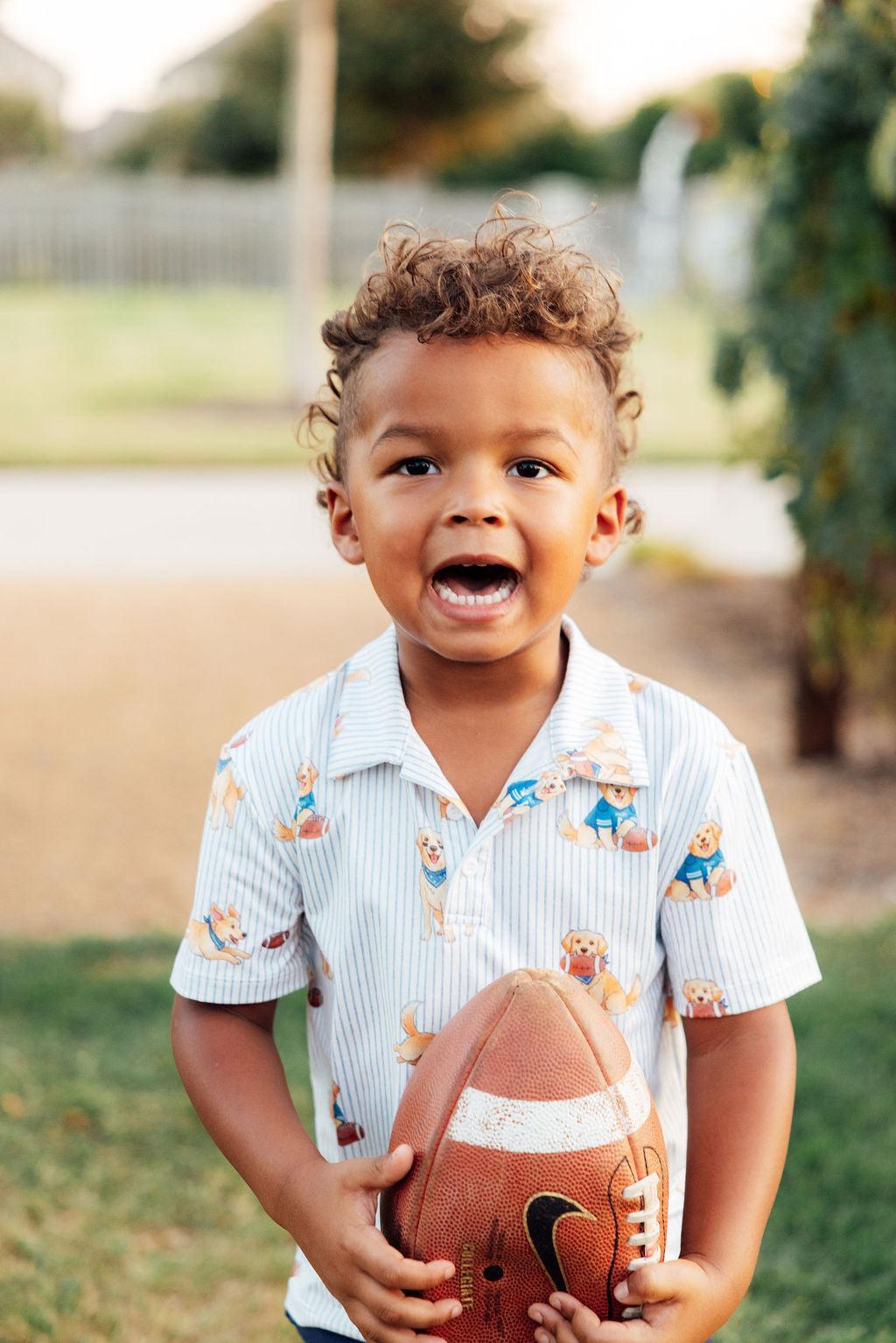 Boys Quarter-Bark S/S Polo