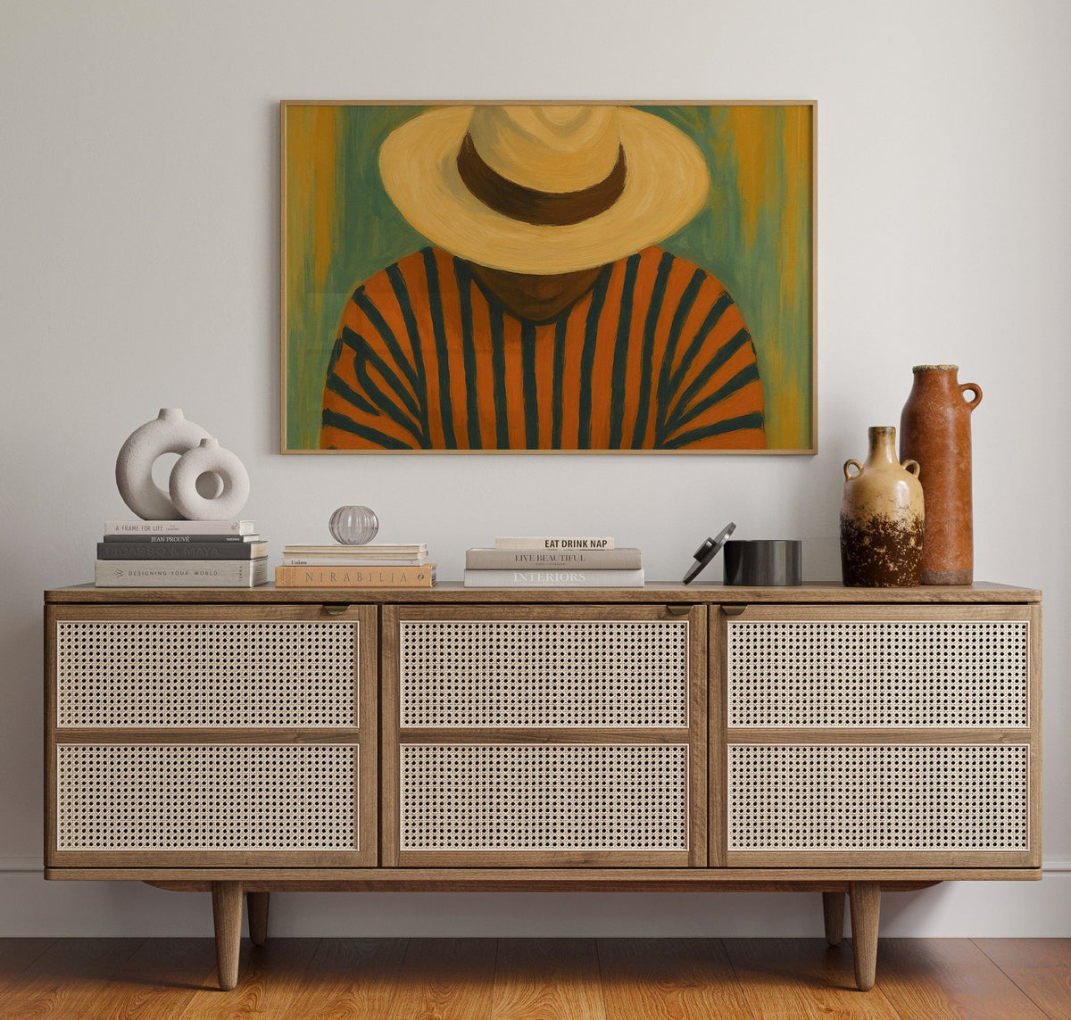 Minimalist Portrait Art - Quarter Circle AK Boutique