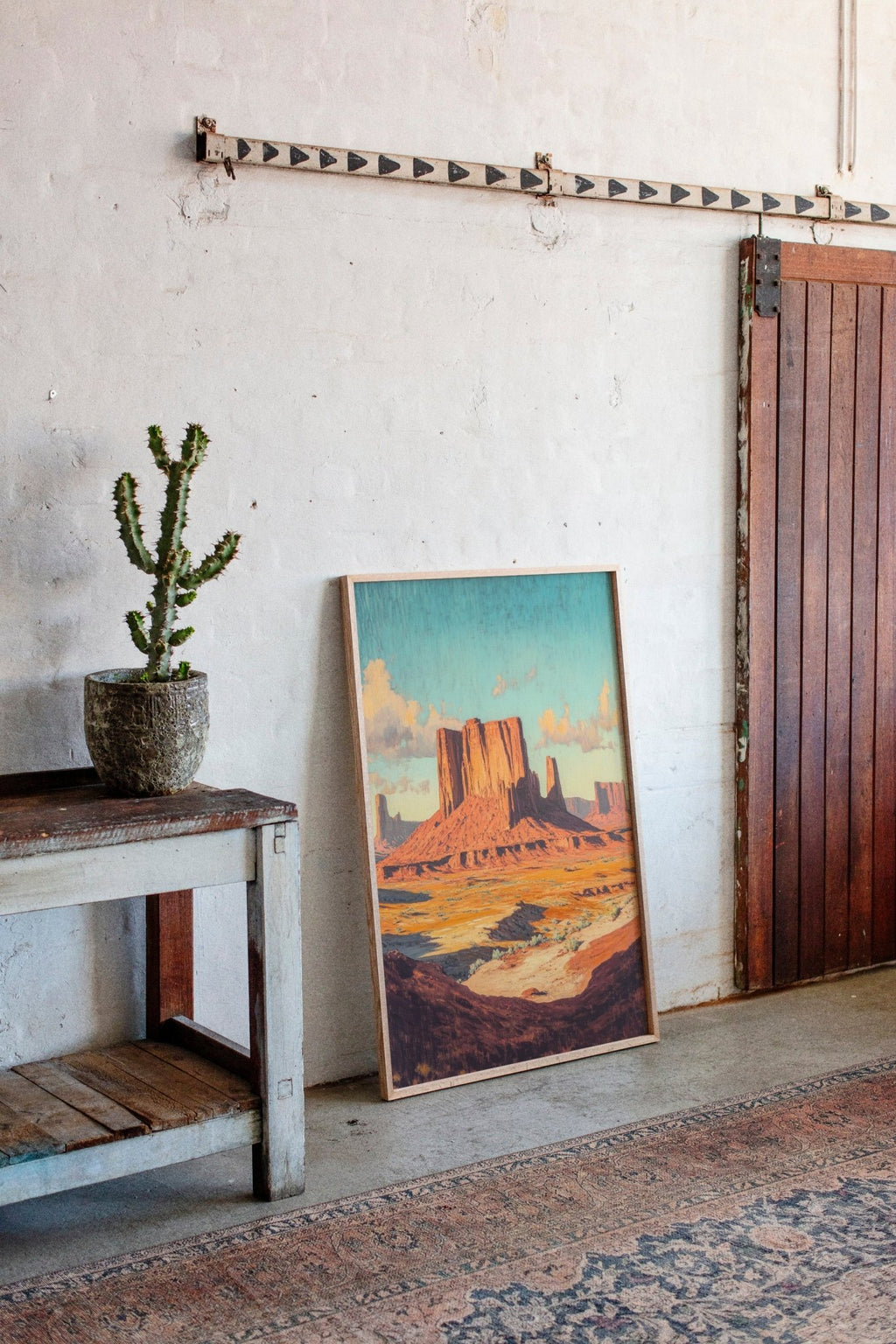 Monument Valley Buttes Canvas – Western Desert Wall Art - Quarter Circle AK Boutique