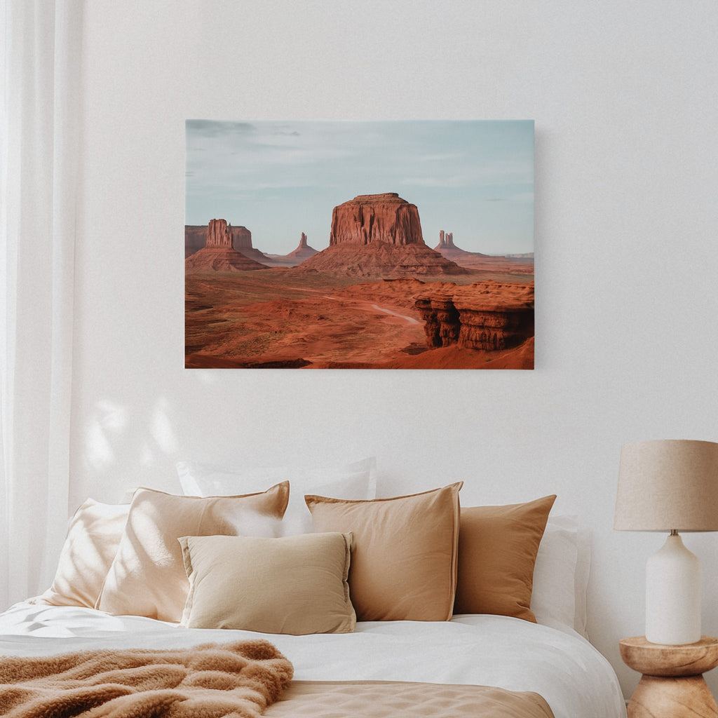 Monument Valley Buttes Under Open Sky - Quarter Circle AK Boutique