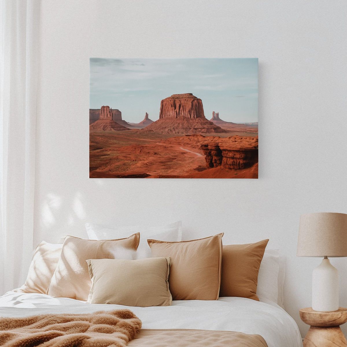 Monument Valley Buttes Under Open Sky - Quarter Circle AK Boutique