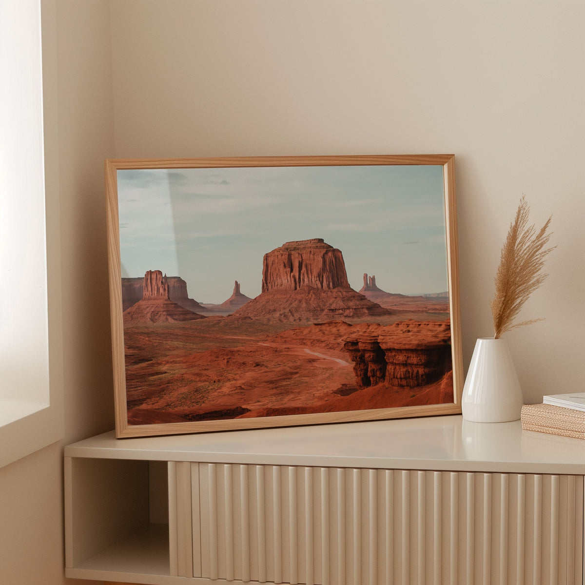 Monument Valley Buttes Under Open Sky - Quarter Circle AK Boutique