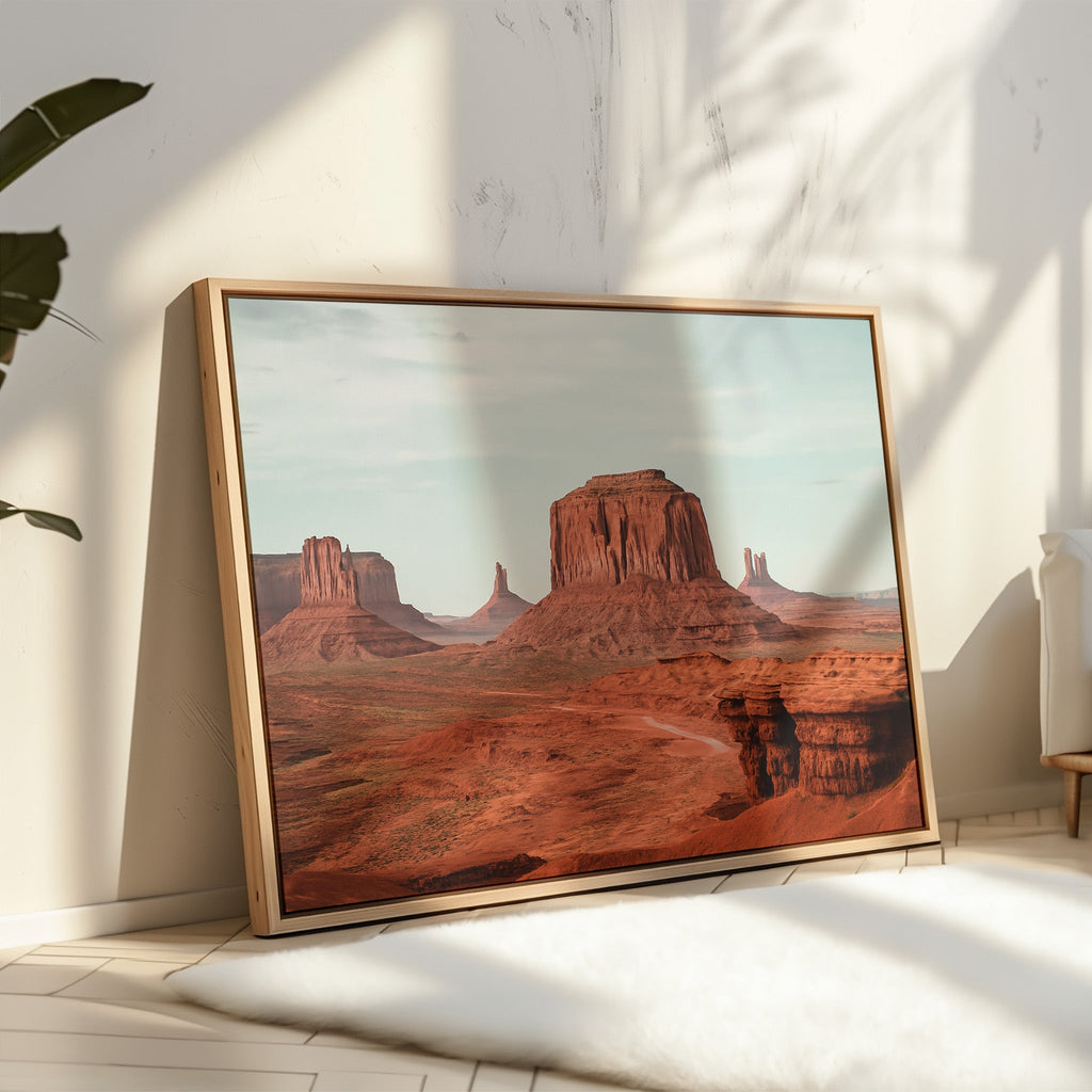 Monument Valley Buttes Under Open Sky - Quarter Circle AK Boutique