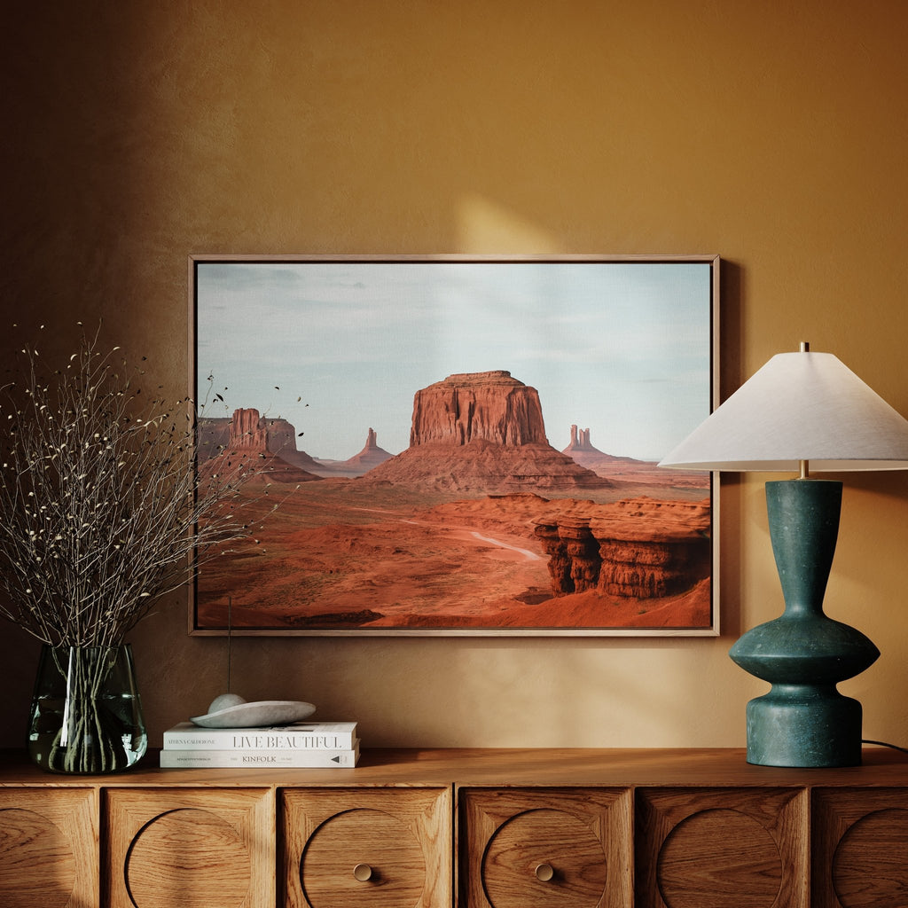 Monument Valley Buttes Under Open Sky - Quarter Circle AK Boutique