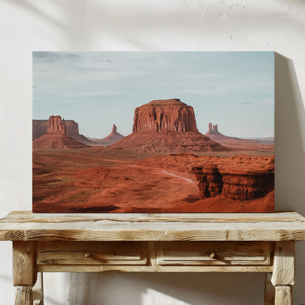 Monument Valley Buttes Under Open Sky - Quarter Circle AK Boutique