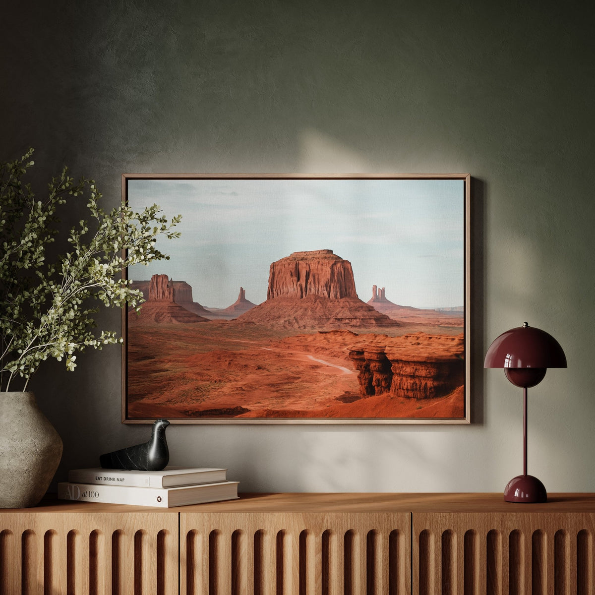 Monument Valley Buttes Under Open Sky - Quarter Circle AK Boutique