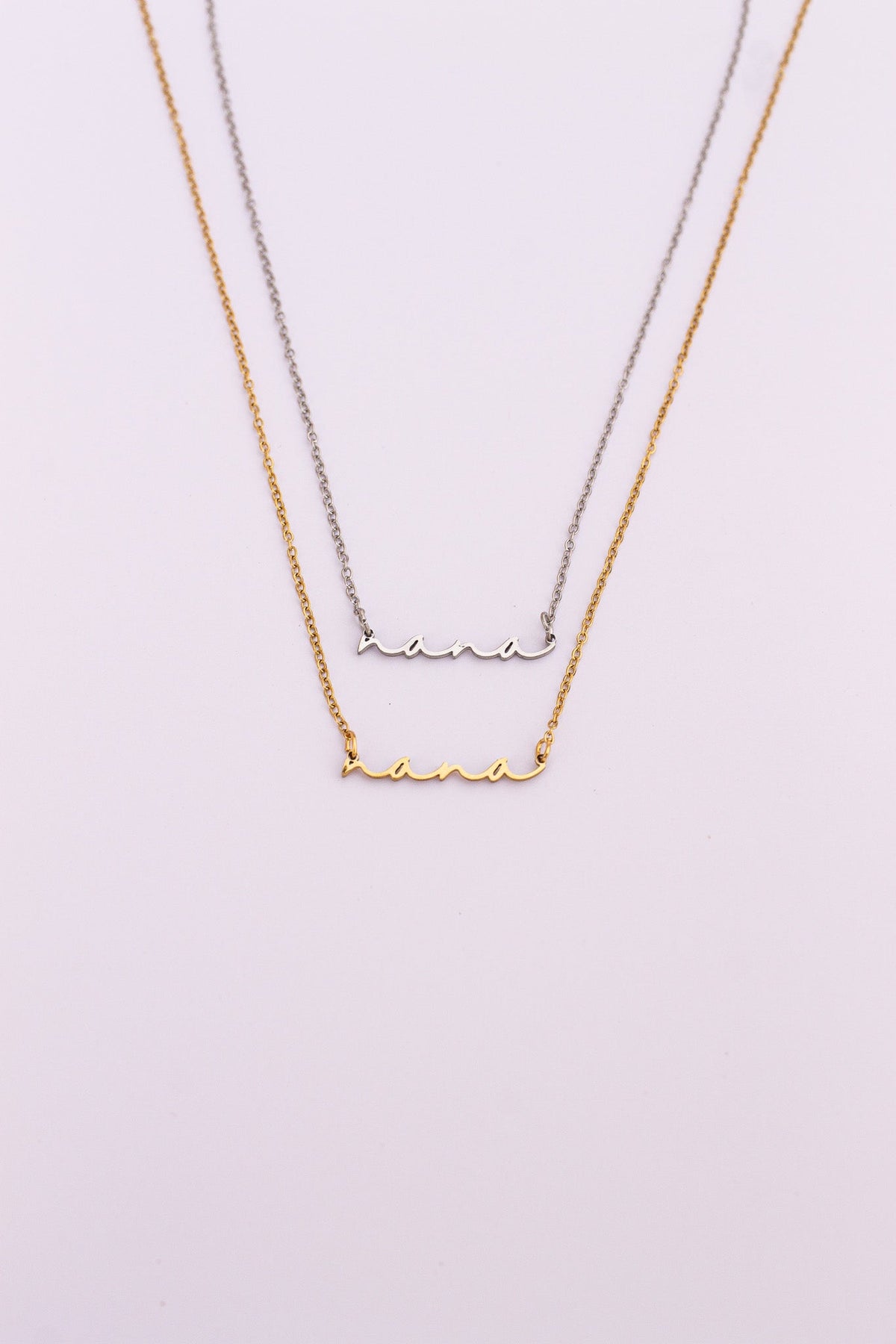 "Nana" Necklace - Quarter Circle AK Boutique