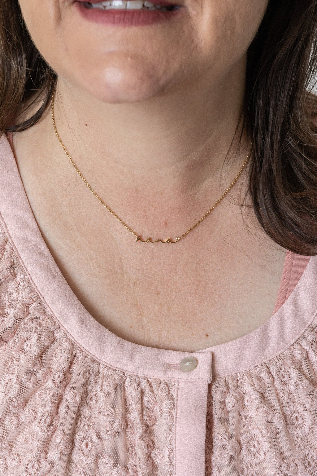 "Nana" Necklace - Quarter Circle AK Boutique