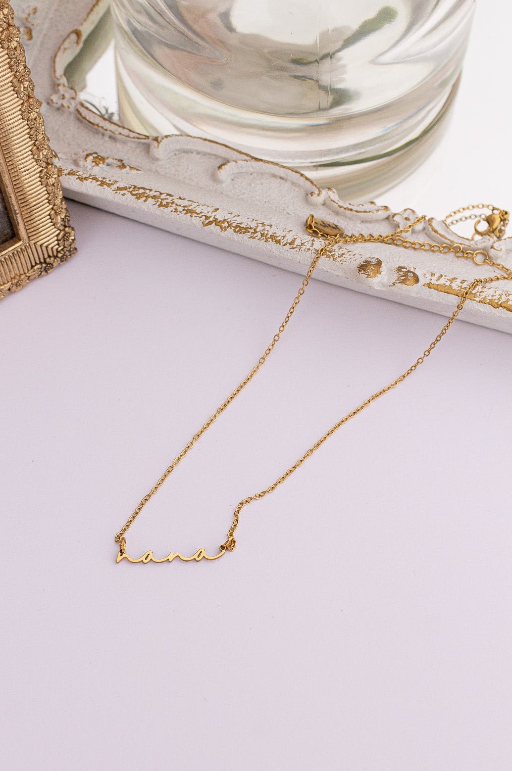 "Nana" Necklace - Quarter Circle AK Boutique