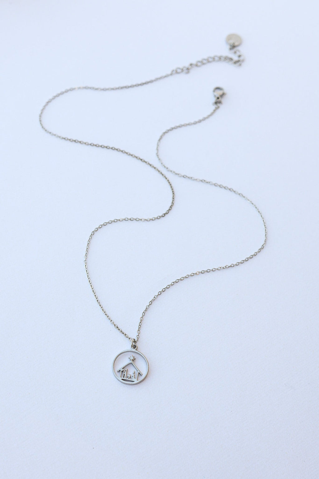 Nativity Necklace - Quarter Circle AK Boutique