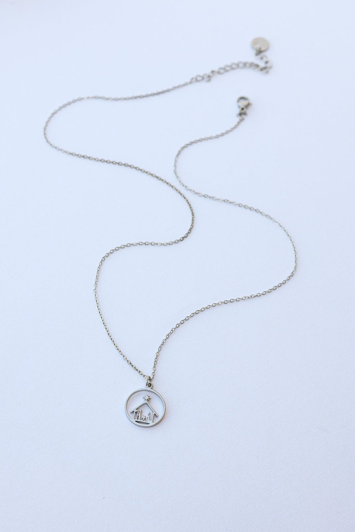 Nativity Necklace - Quarter Circle AK Boutique