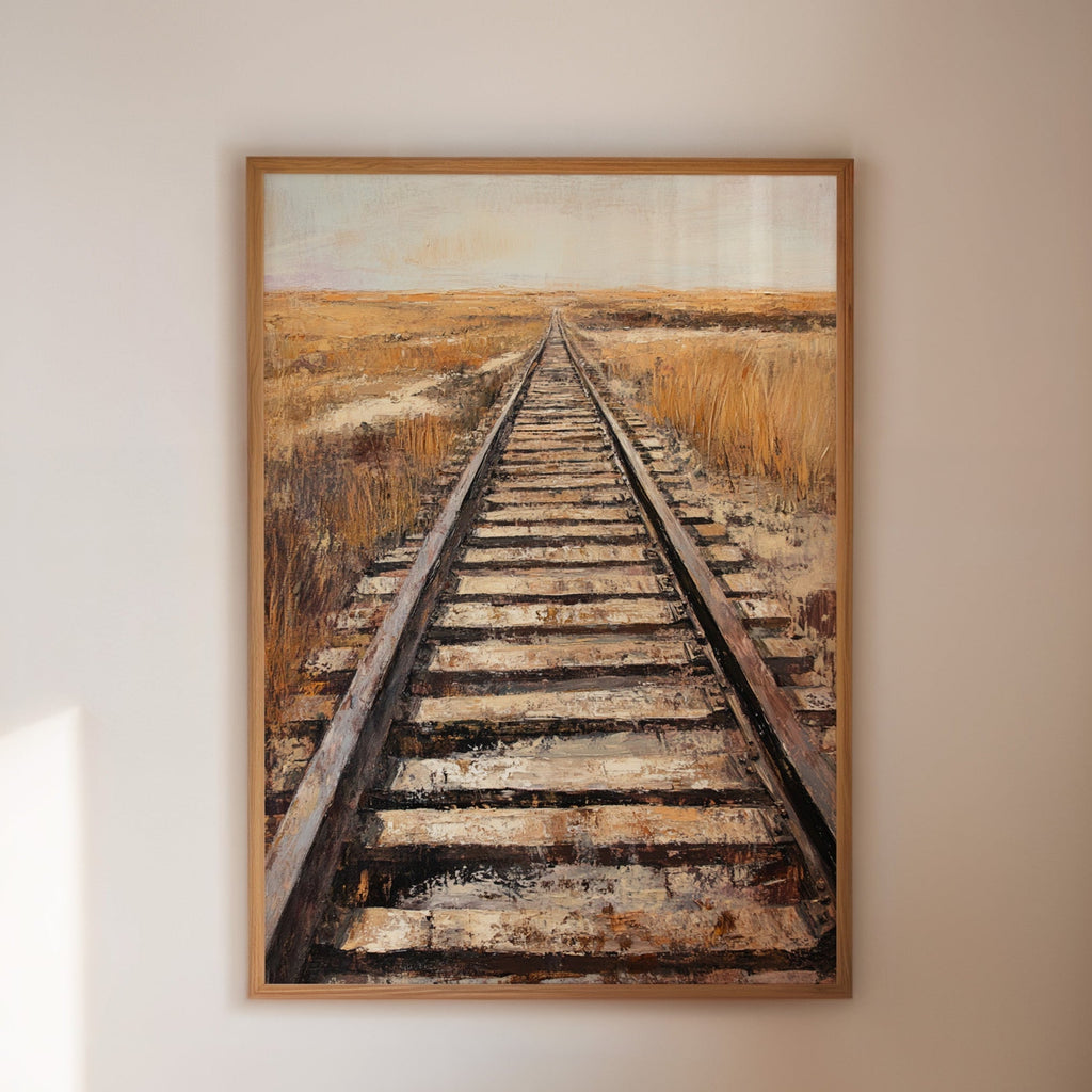 Nowhere Track Through the Open Plains - Quarter Circle AK Boutique