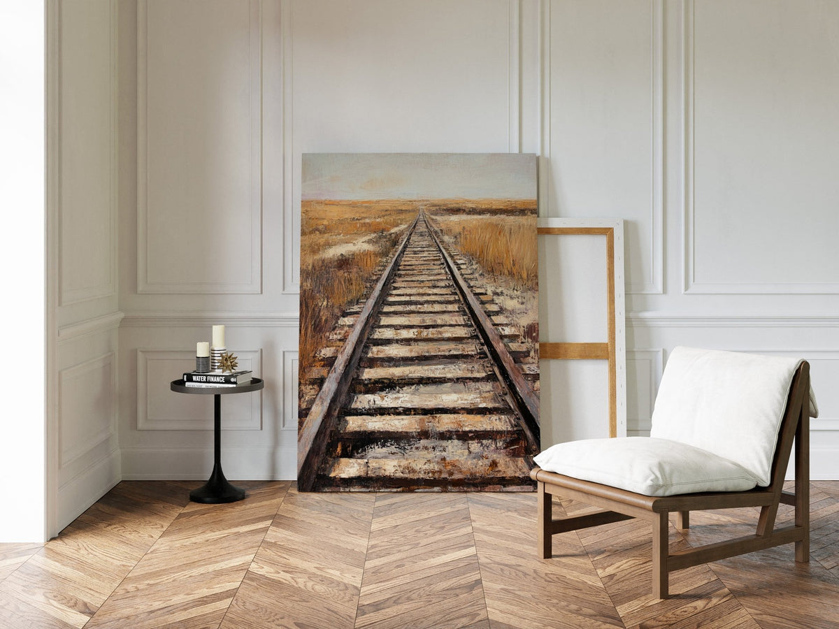Nowhere Track Through the Open Plains - Quarter Circle AK Boutique