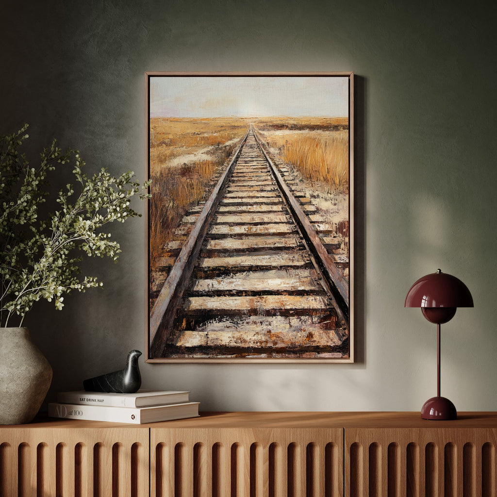 Nowhere Track Through the Open Plains - Quarter Circle AK Boutique
