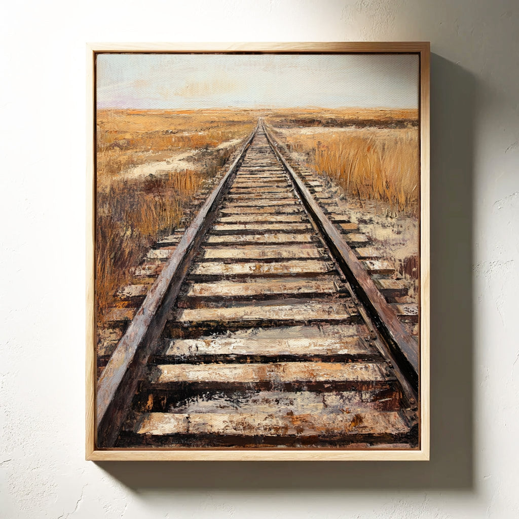 Nowhere Track Through the Open Plains - Quarter Circle AK Boutique