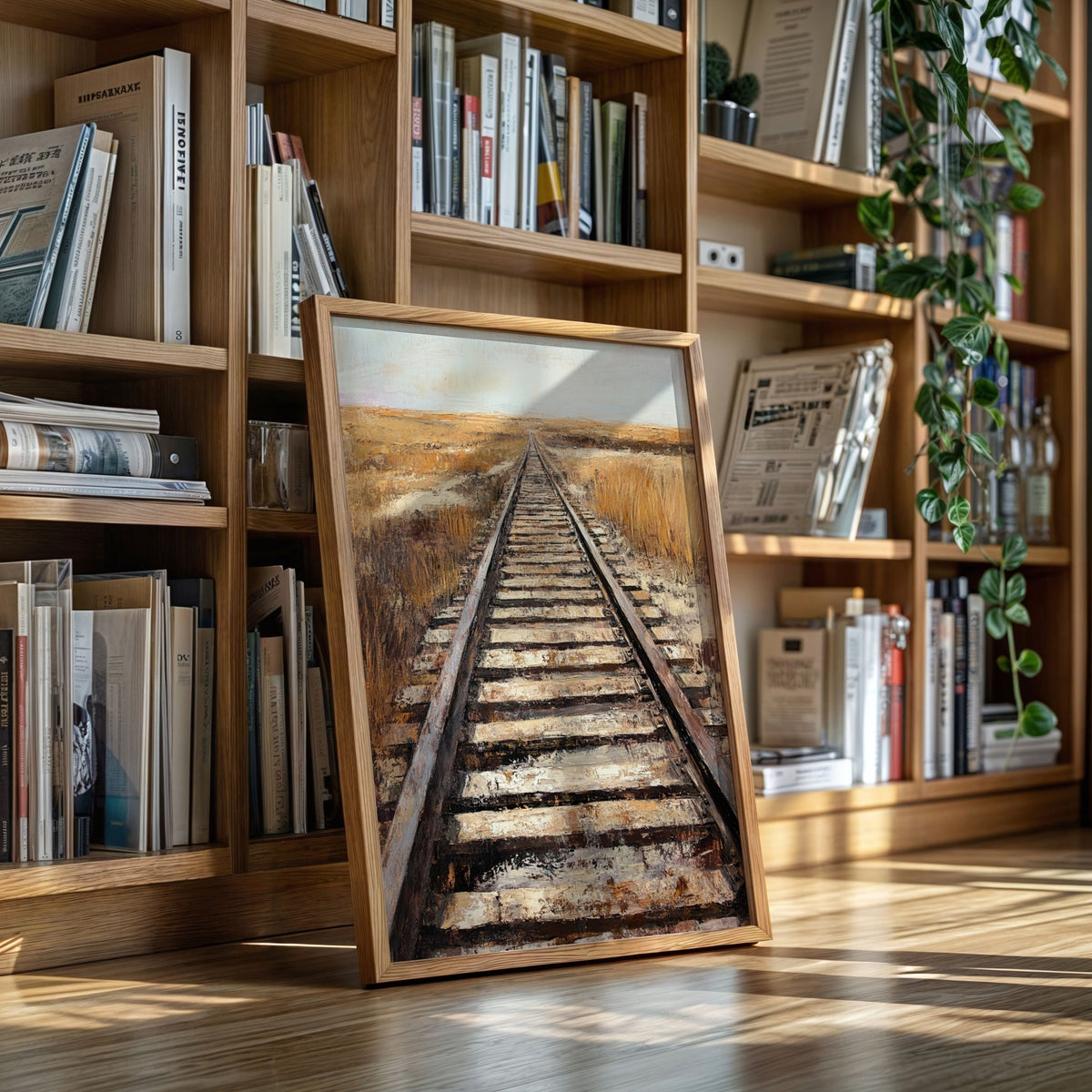 Nowhere Track Through the Open Plains - Quarter Circle AK Boutique