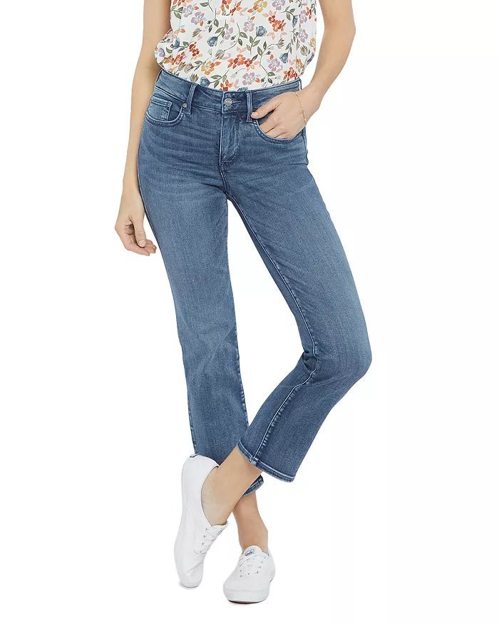 NYDJ Womens Marilyn Straight Ankle Jeans in Petite, Size 0P - Quarter Circle AK Boutique