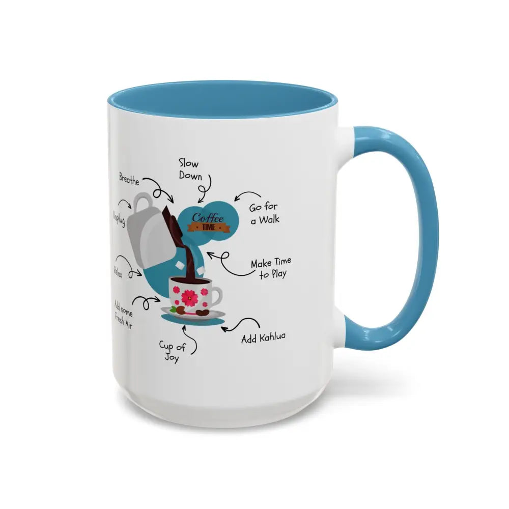Office Gift Coffee Mug, Relax, Breathe, and Unplug with a Cup of Joy