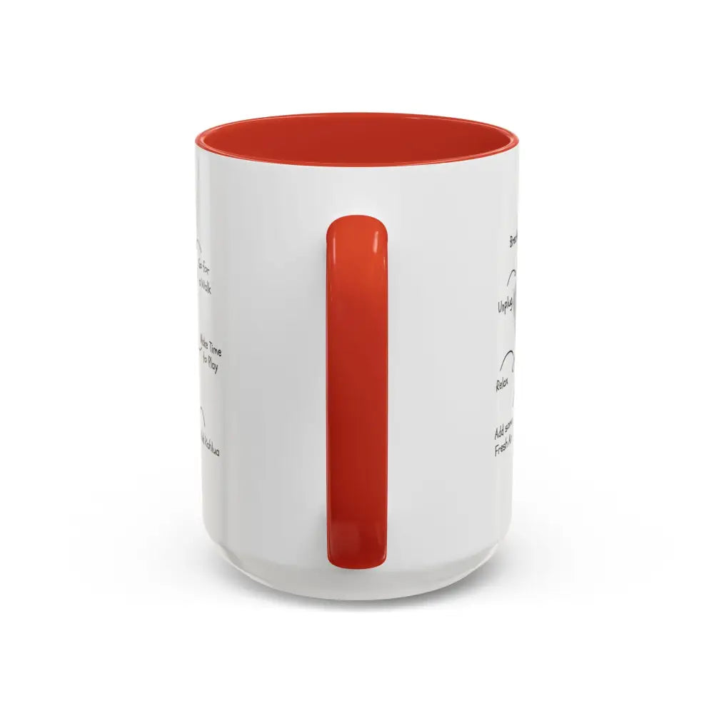 Office Gift Coffee Mug, Relax, Breathe, and Unplug with a Cup of Joy