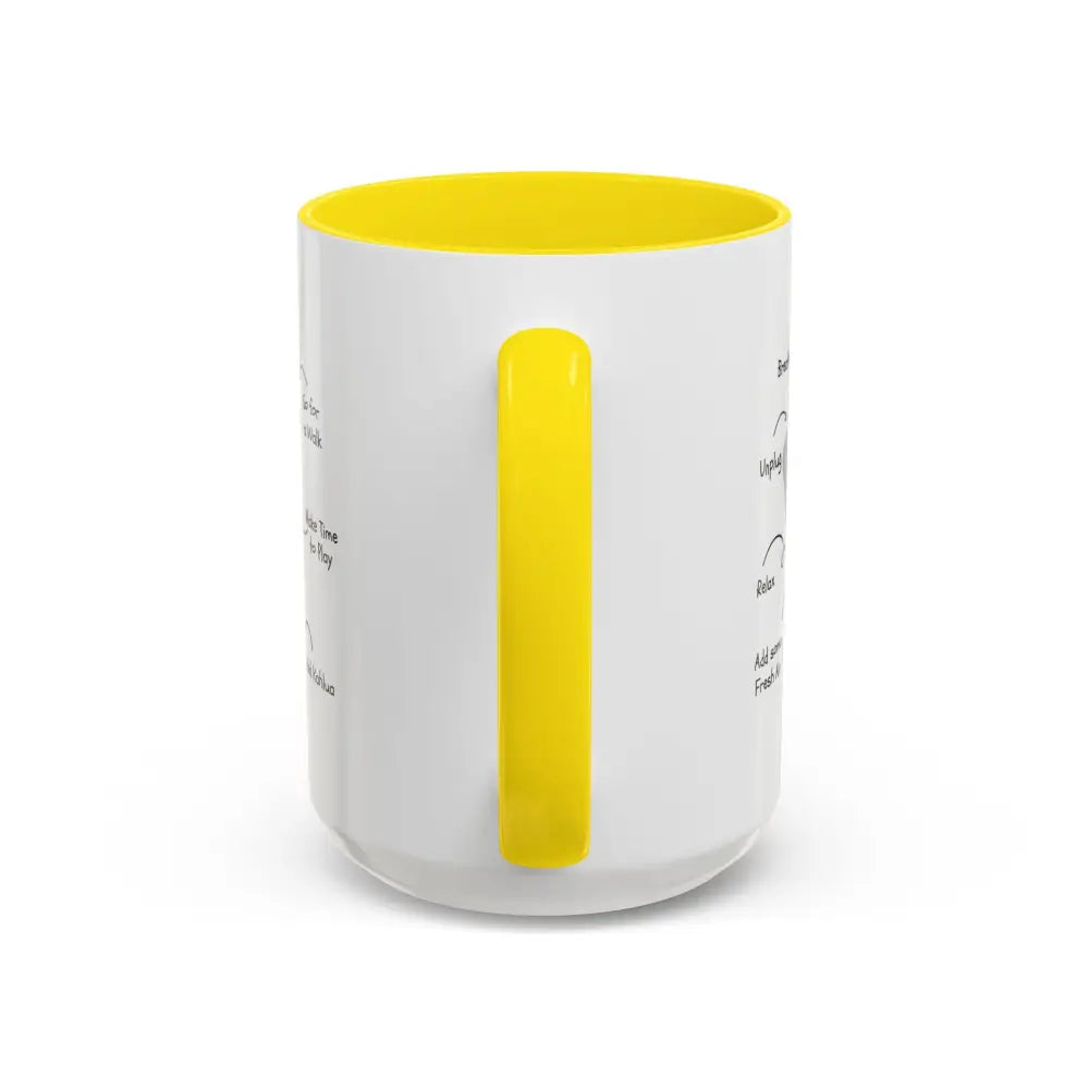 Office Gift Coffee Mug, Relax, Breathe, and Unplug with a Cup of Joy