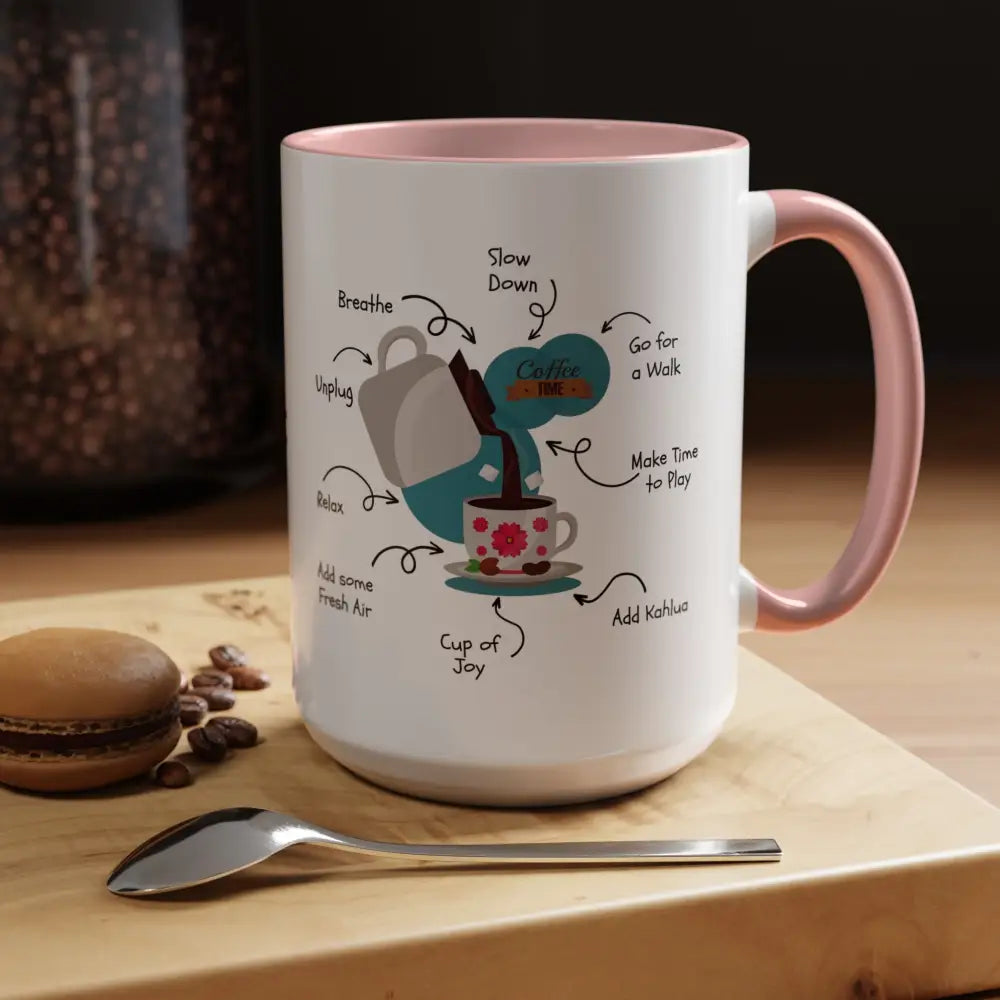 Office Gift Coffee Mug, Relax, Breathe, and Unplug with a Cup of Joy