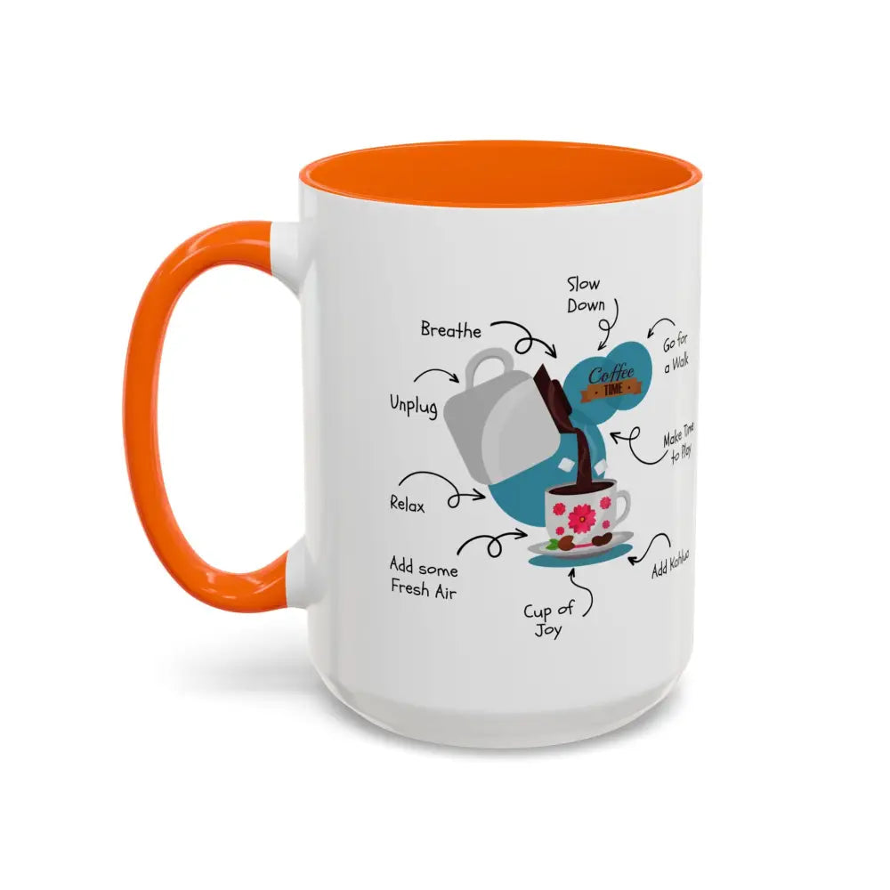 Office Gift Coffee Mug, Relax, Breathe, and Unplug with a Cup of Joy