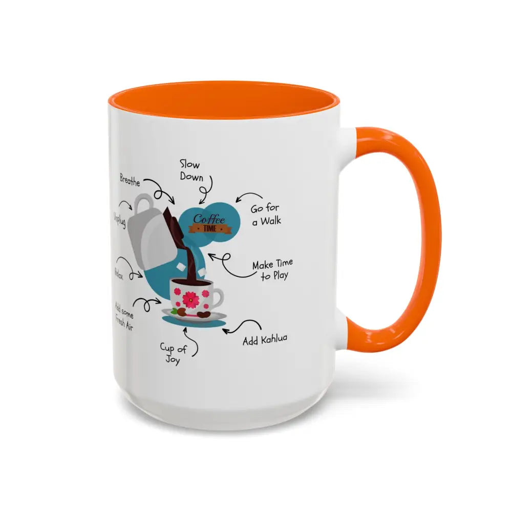 Office Gift Coffee Mug, Relax, Breathe, and Unplug with a Cup of Joy