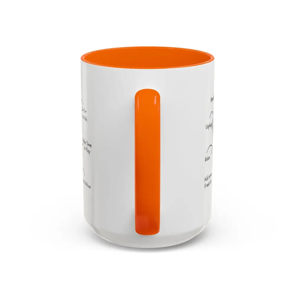 Office Gift Coffee Mug, Relax, Breathe, and Unplug with a Cup of Joy