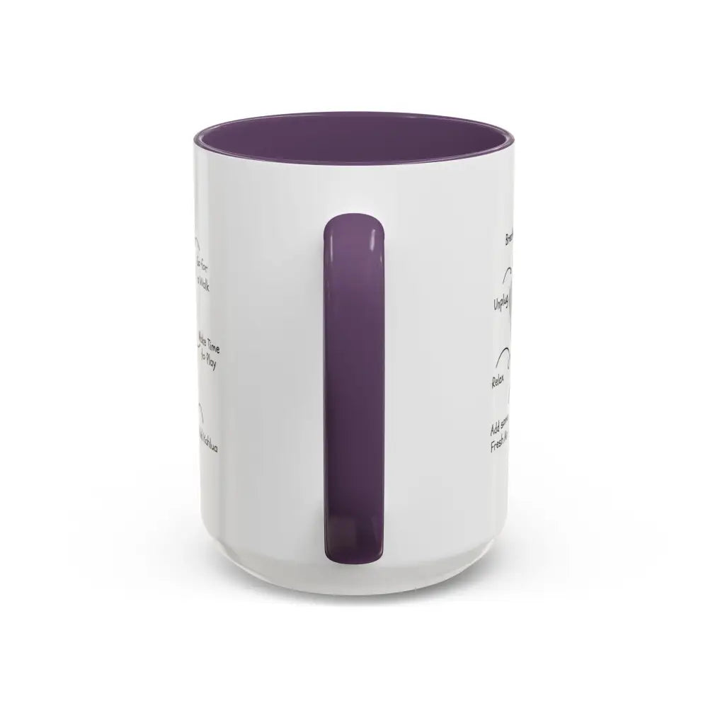 Office Gift Coffee Mug, Relax, Breathe, and Unplug with a Cup of Joy