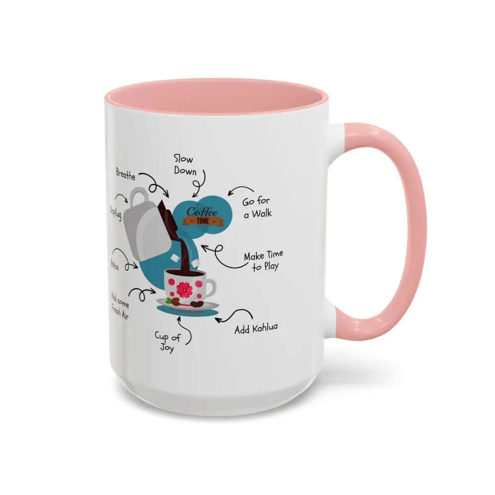 Office Gift Coffee Mug, Relax, Breathe, and Unplug with a Cup of Joy