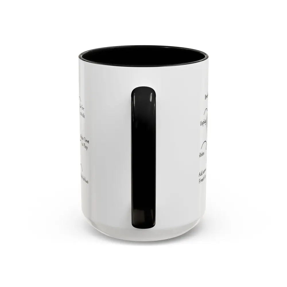 Office Gift Coffee Mug, Relax, Breathe, and Unplug with a Cup of Joy