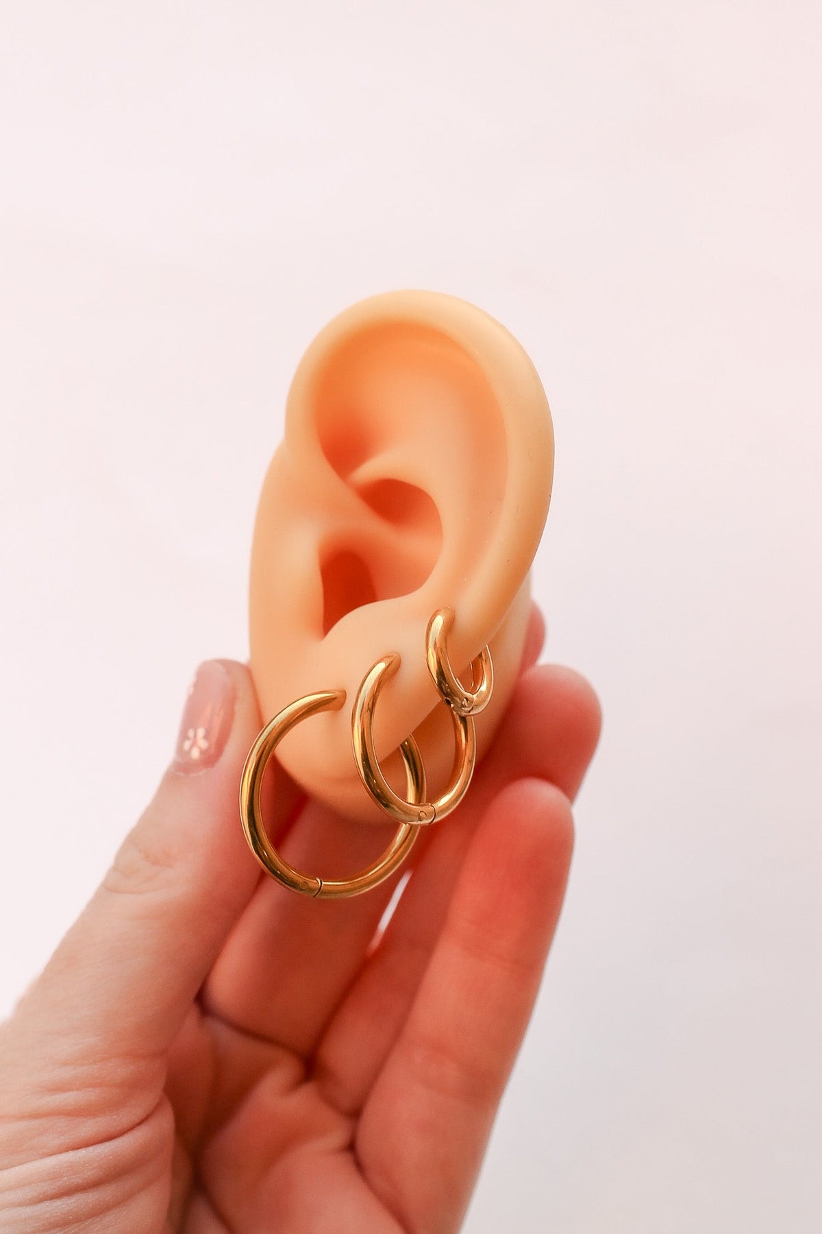 Olivia Hoop - Quarter Circle AK Boutique