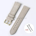 OnePlus Smartwatch Vintage Suede Leather Band Quick Release Strap - Quarter Circle AK Boutique