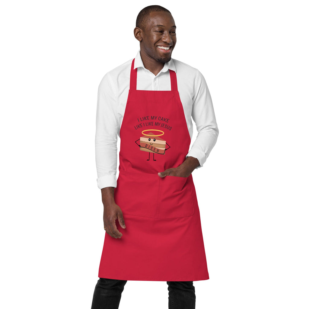GTI Organic Cotton Apron - I Like My Cake