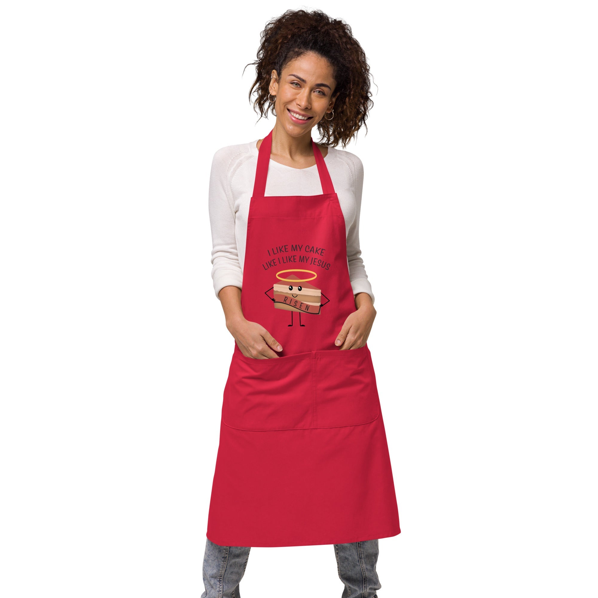 GTI Organic Cotton Apron - I Like My Cake