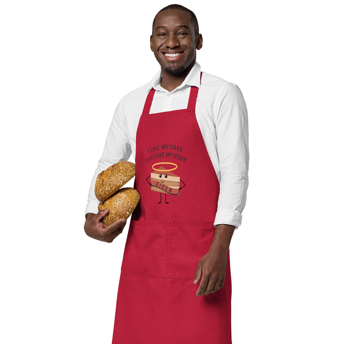 GTI Organic Cotton Apron - I Like My Cake