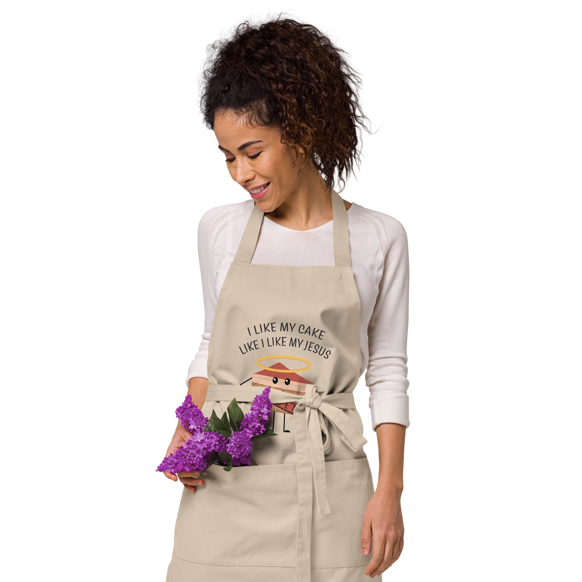 GTI Organic Cotton Apron - I Like My Cake