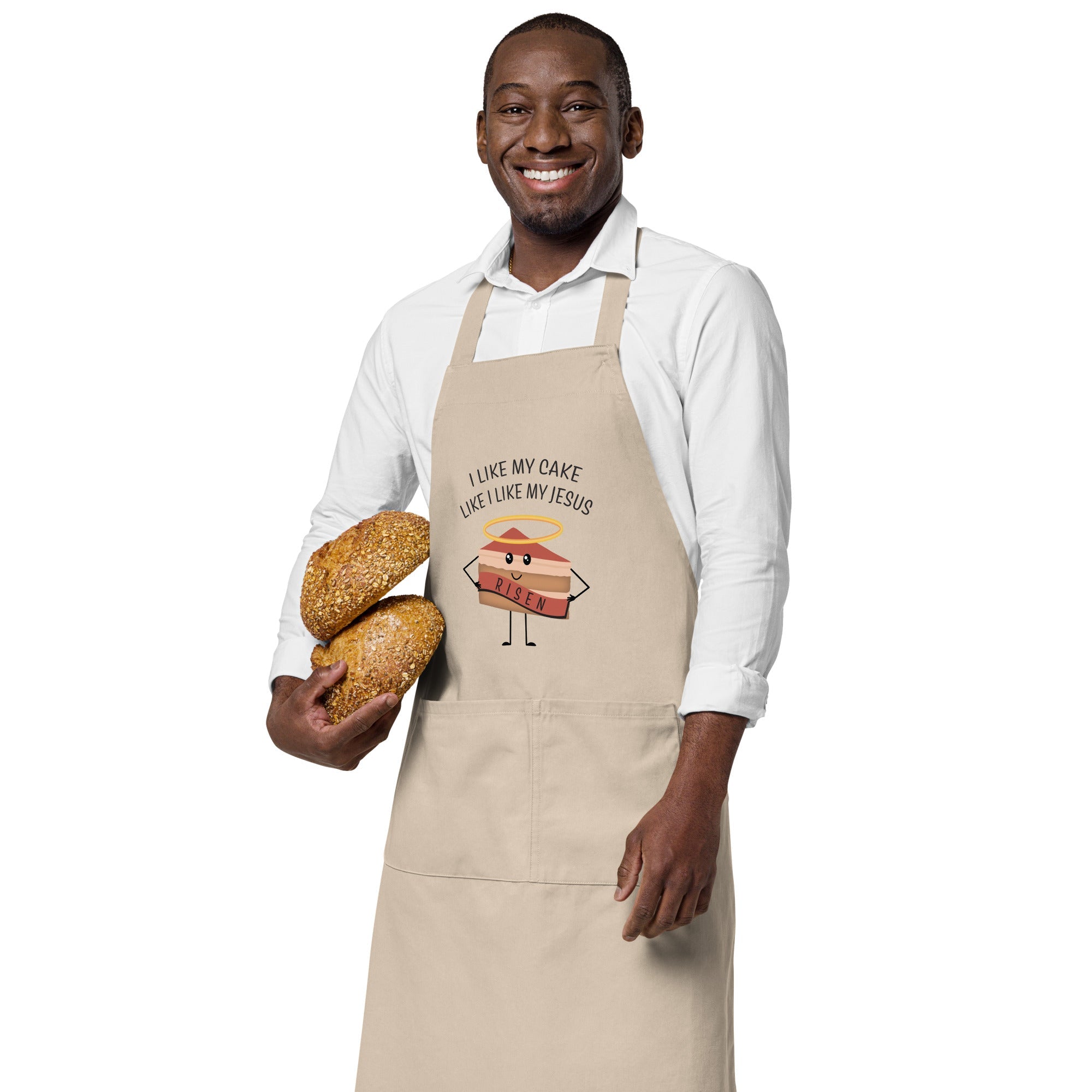GTI Organic Cotton Apron - I Like My Cake