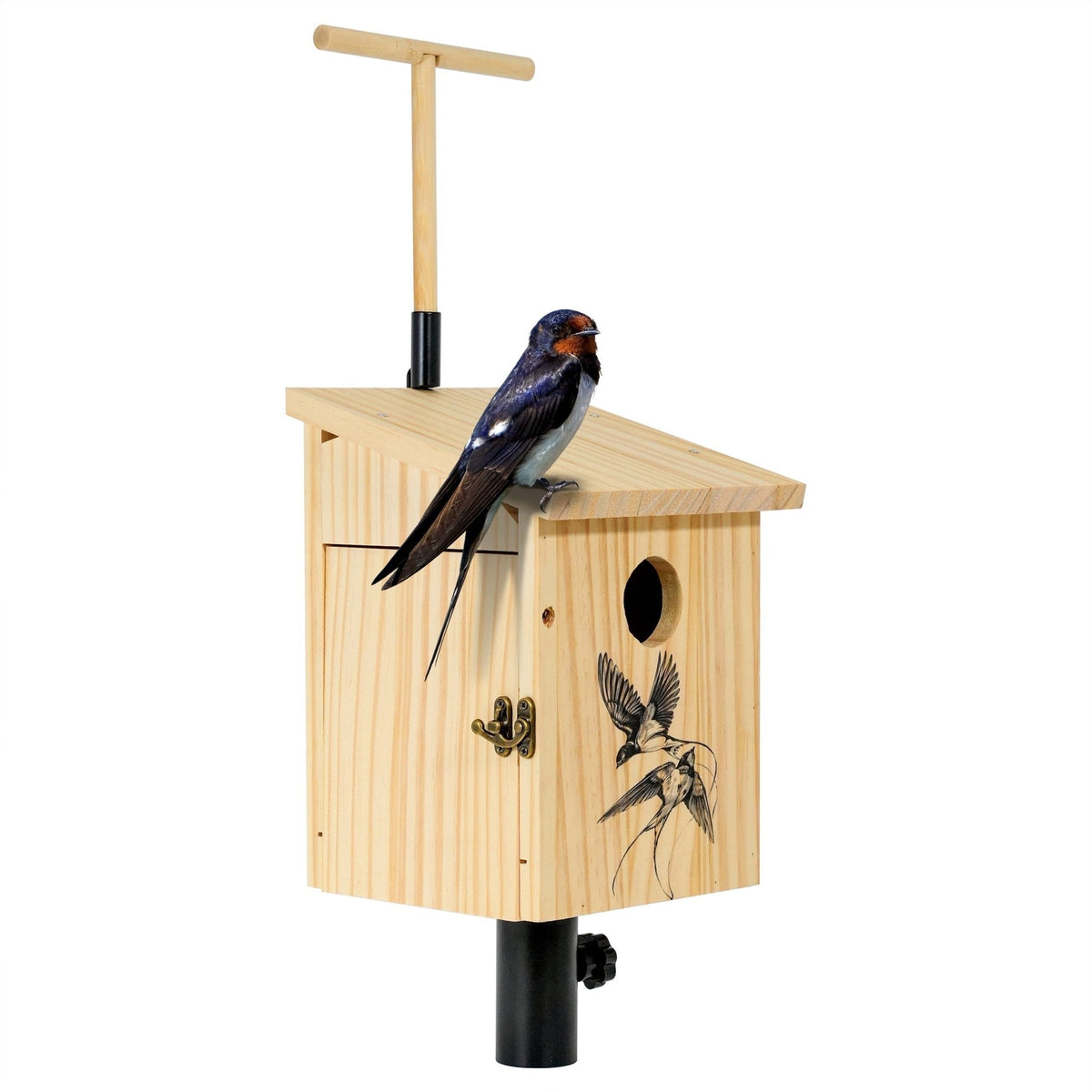 Outdoor Tree Swallow Bird House - Quarter Circle AK Boutique