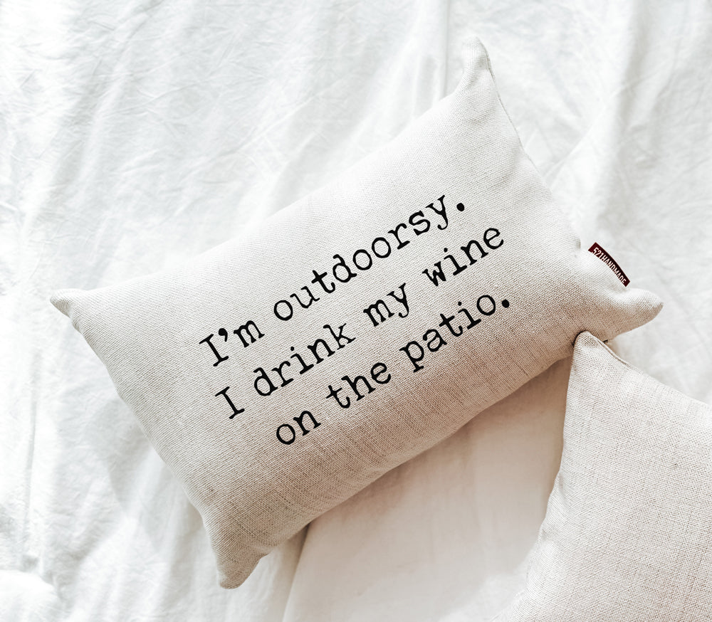 I'm Outdoorsy Pillow
