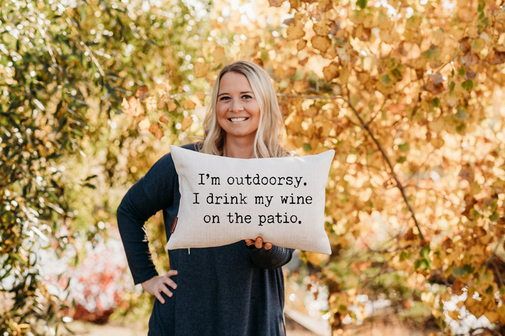 I'm Outdoorsy Pillow