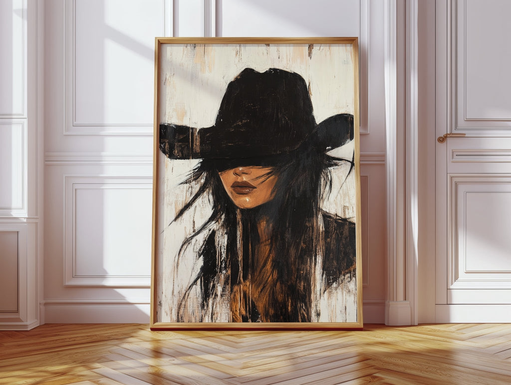 Outlaw Grace Western Cowgirl Portrait - Quarter Circle AK Boutique